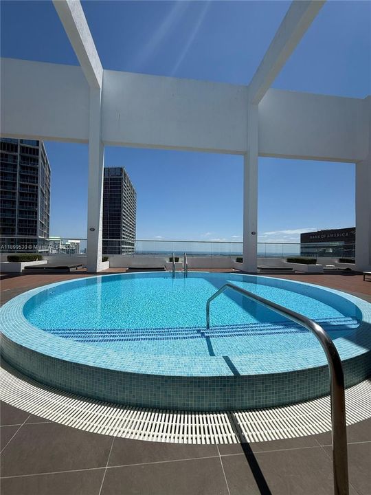 Rooftop pool