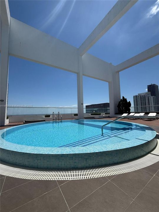 Rooftop pool