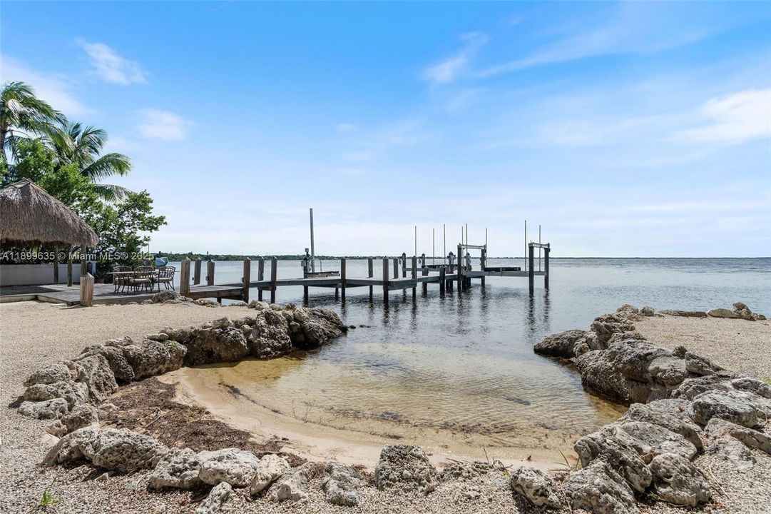 Sandy BeachYour own Private Cove with rare sandy beach