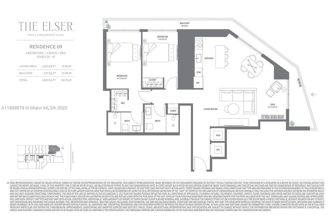 For Rent: $8,000 (2 beds, 2 baths, 1202 Square Feet)