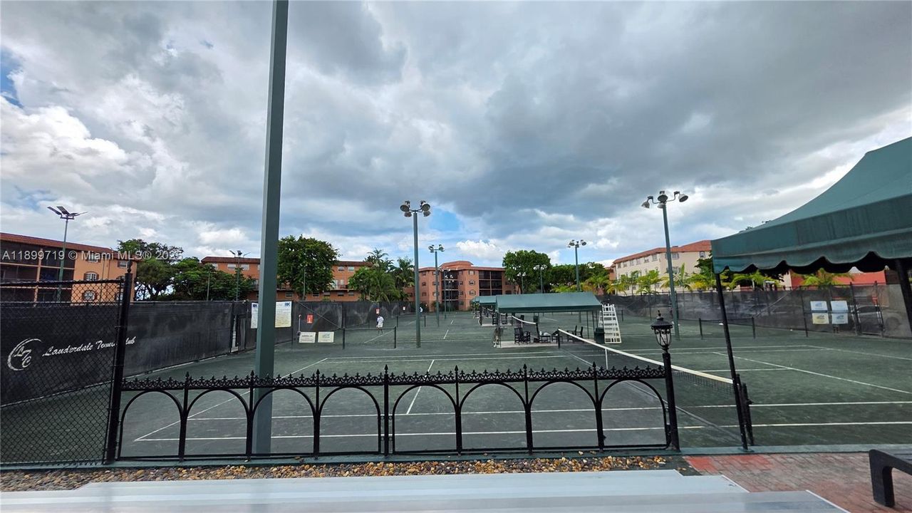 Tennis courts
