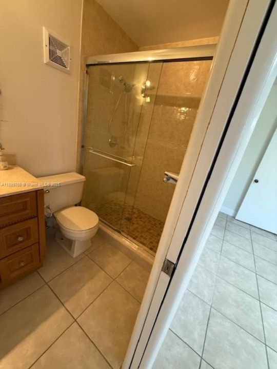 remodeled master bath with shower