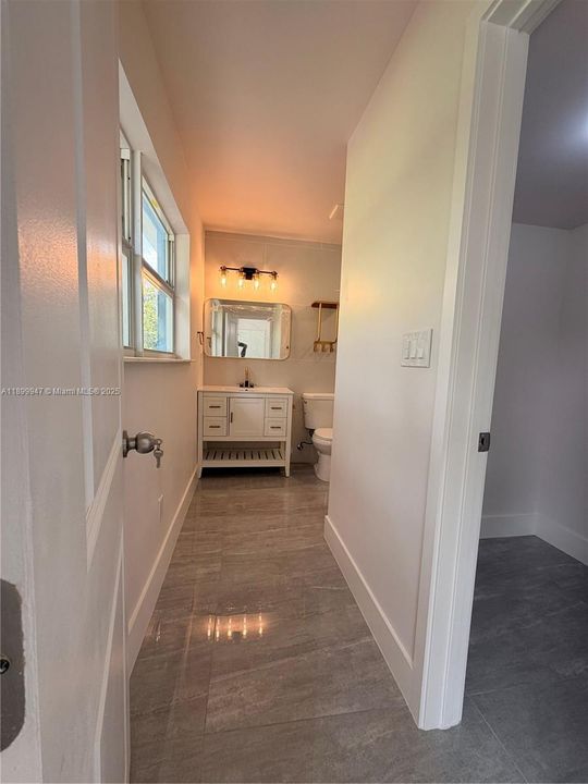 Master Bathroom Entrance