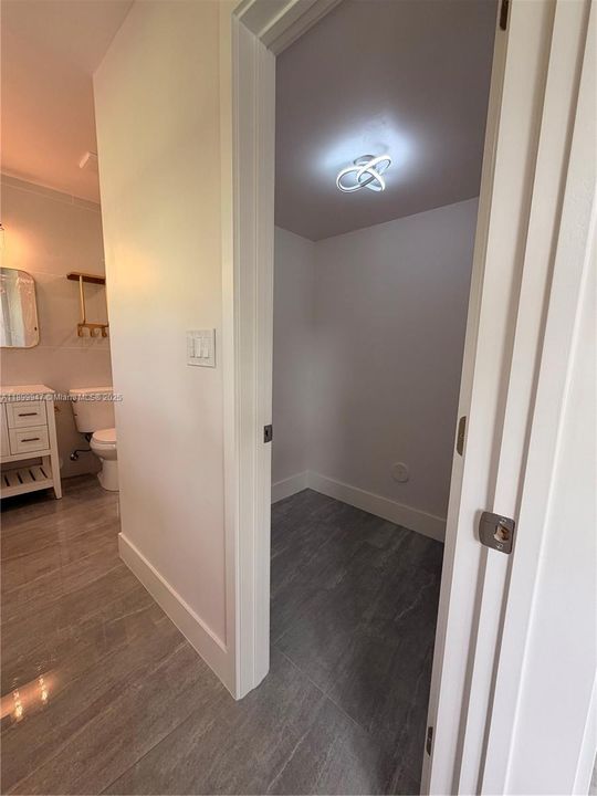 Master Bathroom Closet