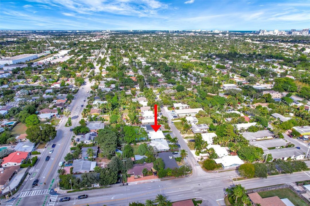 Stunning aerial perspective