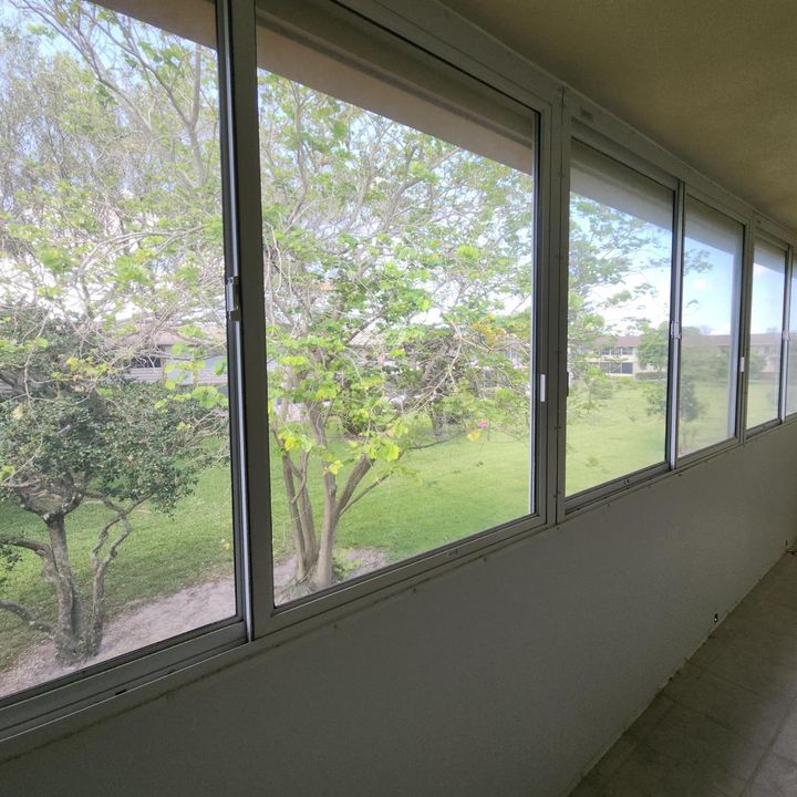 Lovely green space out your patio window