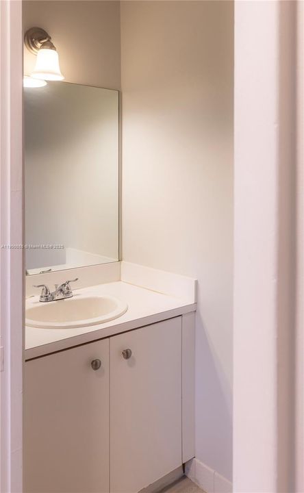 half bathroom first floor