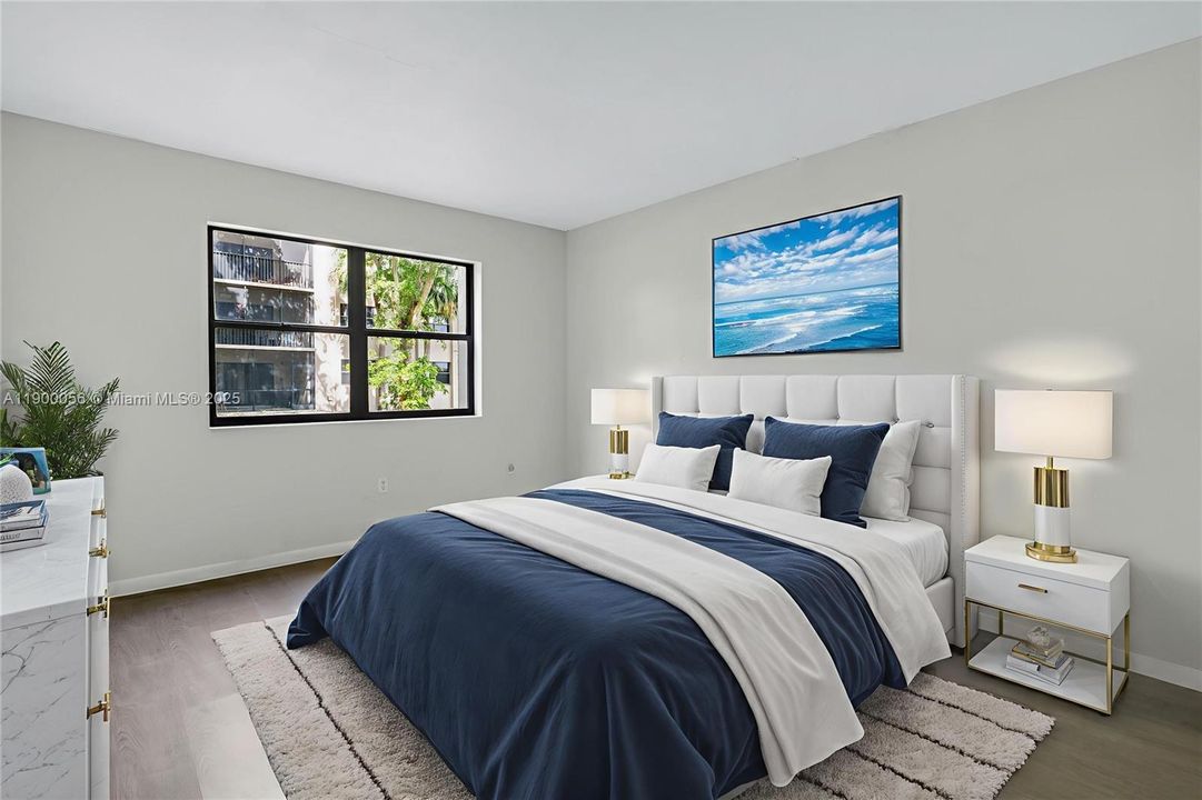 Staged Master-Bedroom