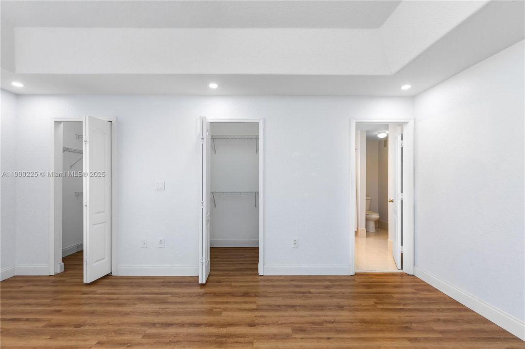 His & Hers walk-in closet