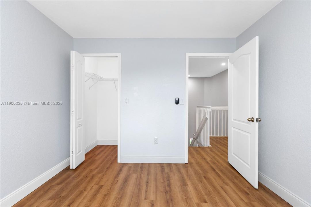 Third Bedroom with walk in closet