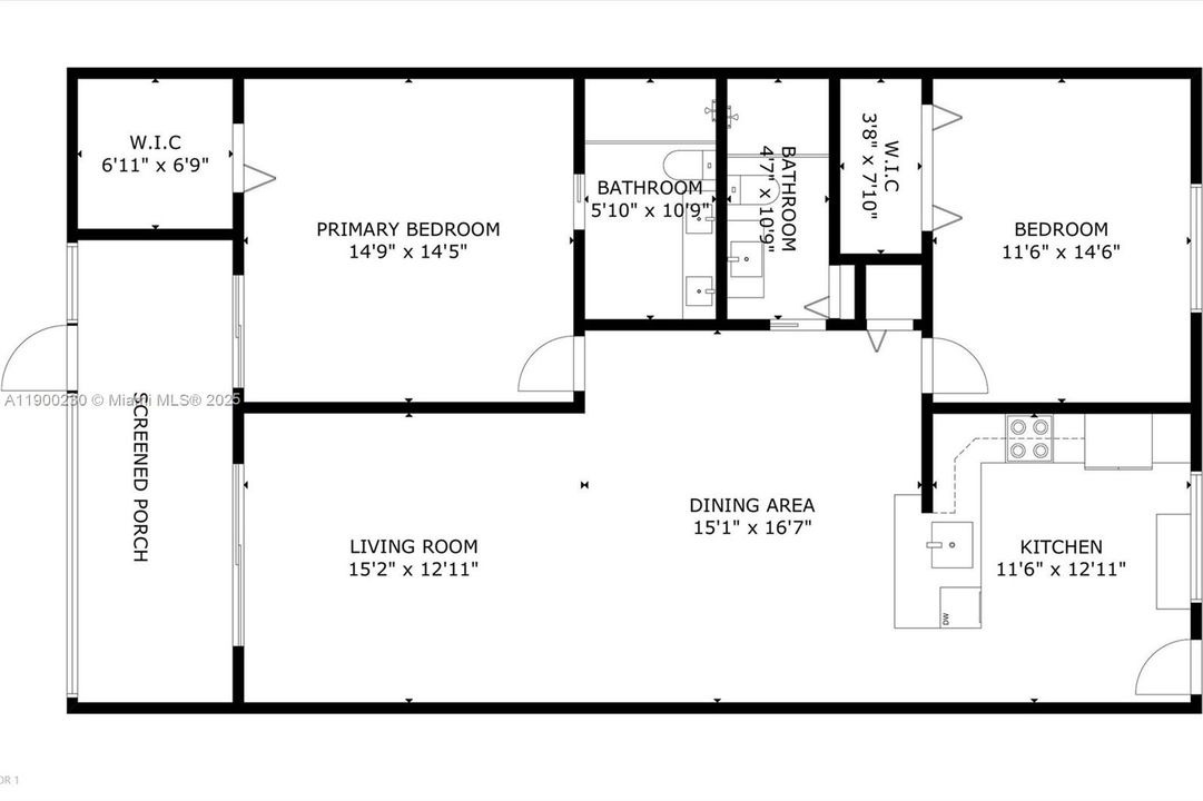 For Sale: $279,000 (2 beds, 2 baths, 1156 Square Feet)