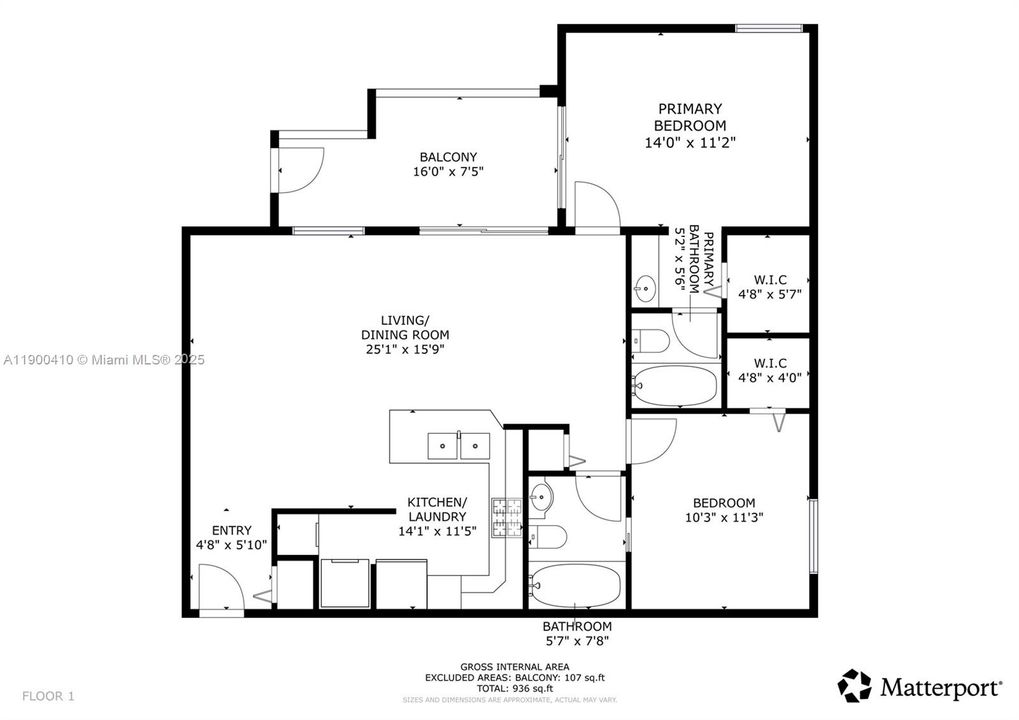 Active With Contract: $2,350 (2 beds, 2 baths, 965 Square Feet)