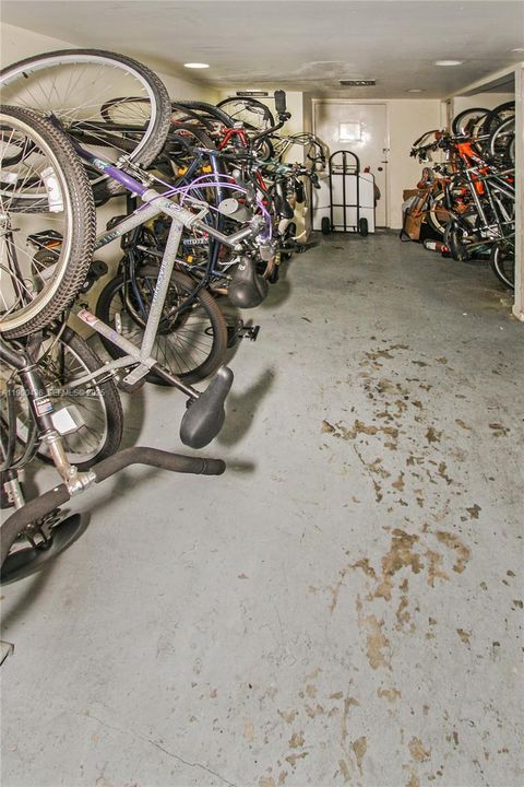 Bike storage room