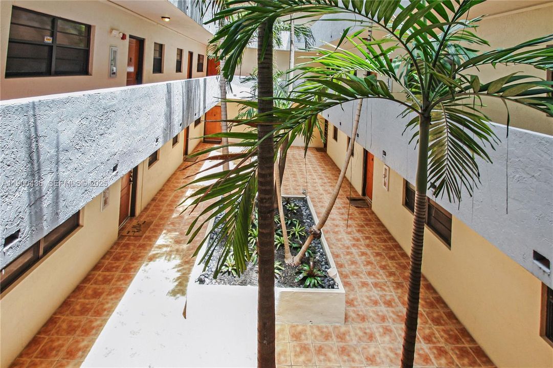 Interior courtyard