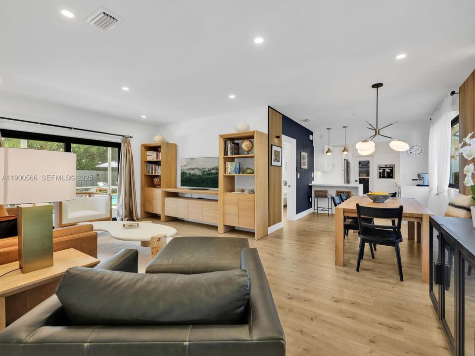 Open Living/Dining Area