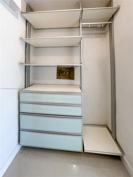 Large closet with ample storage