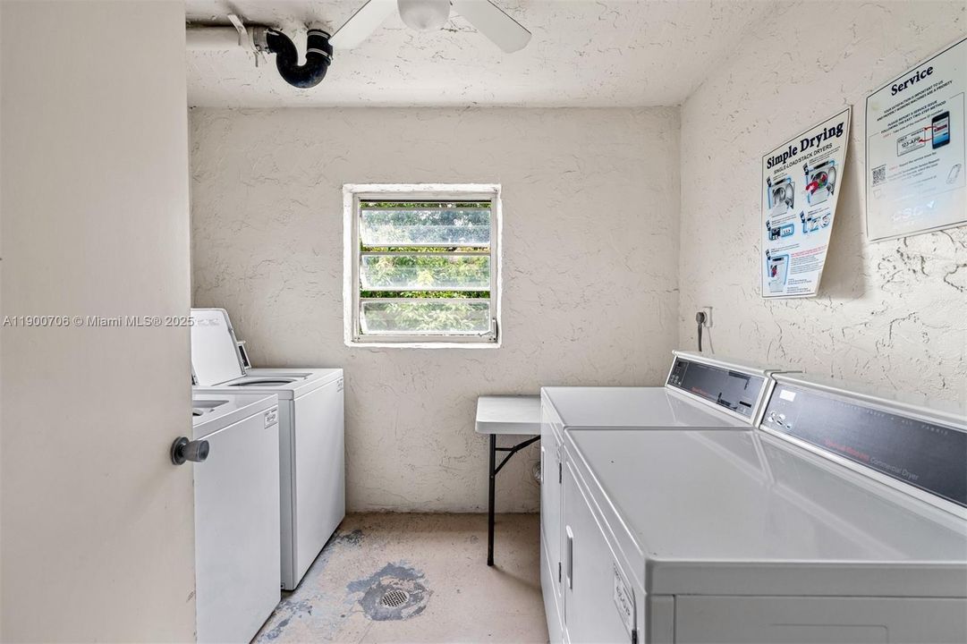 Laundry room on ground floor