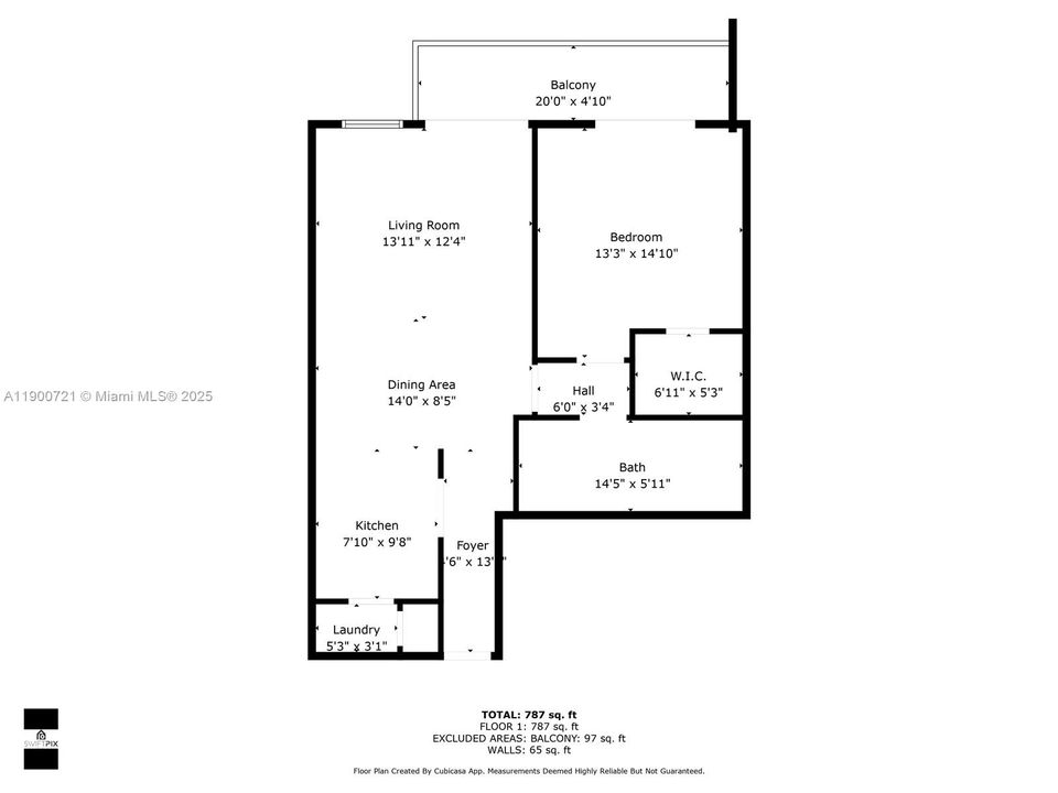 For Sale: $420,000 (1 beds, 1 baths, 806 Square Feet)