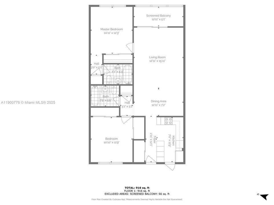 For Sale: $298,000 (2 beds, 2 baths, 748 Square Feet)