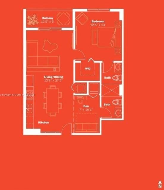 For Rent: $2,800 (1 beds, 1 baths, 852 Square Feet)