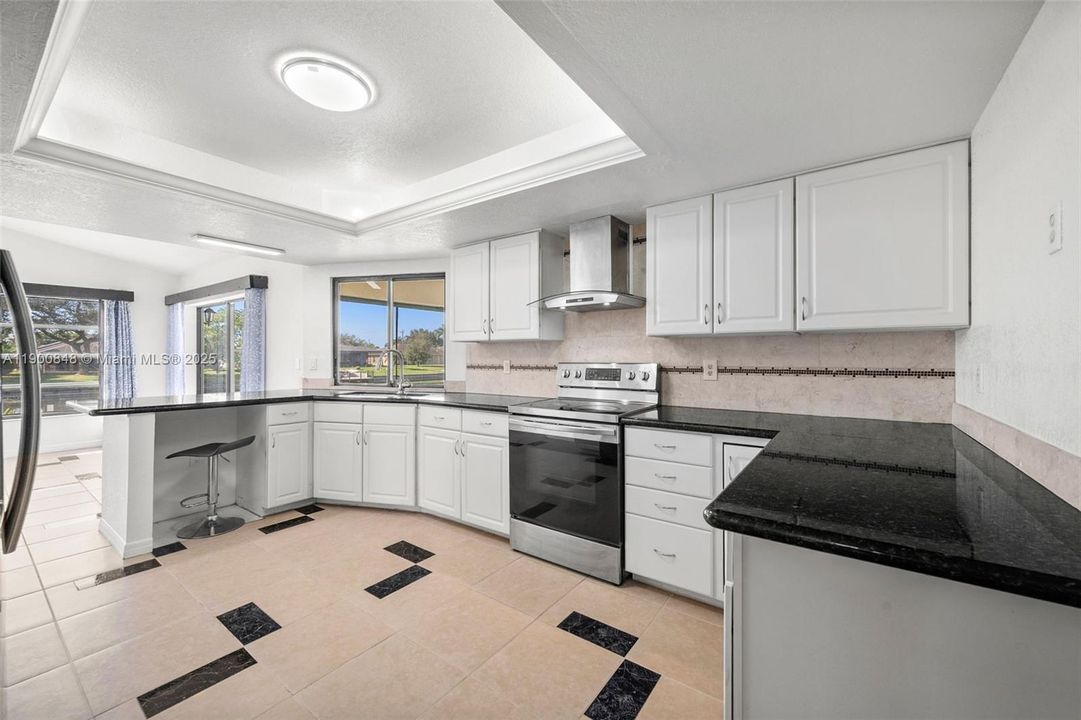 Kitchen with lots of counter space