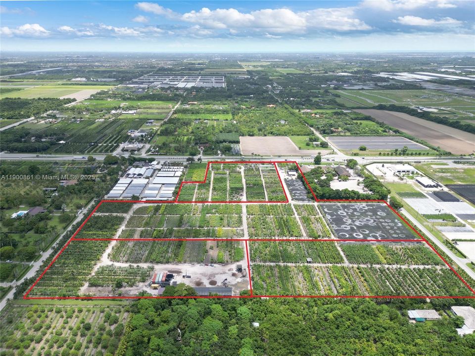 VIEW FROM WEST TO EAST