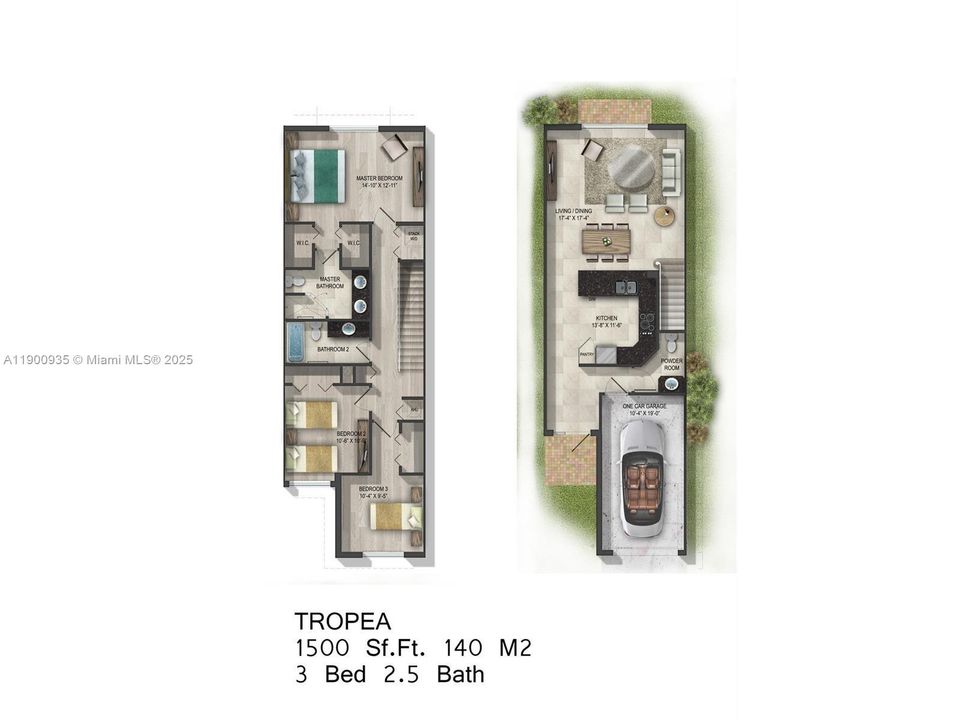 For Rent: $2,900 (3 beds, 2 baths, 1500 Square Feet)