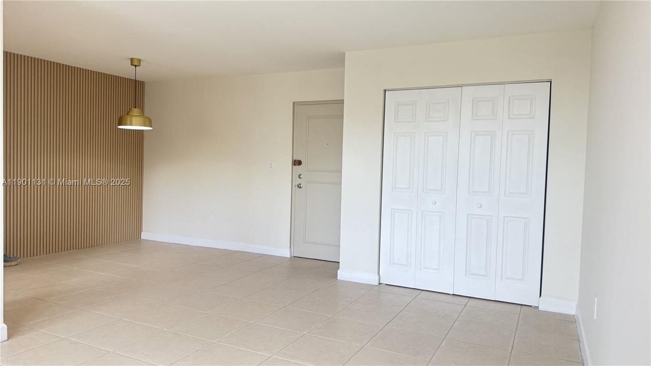 Closet off of living room