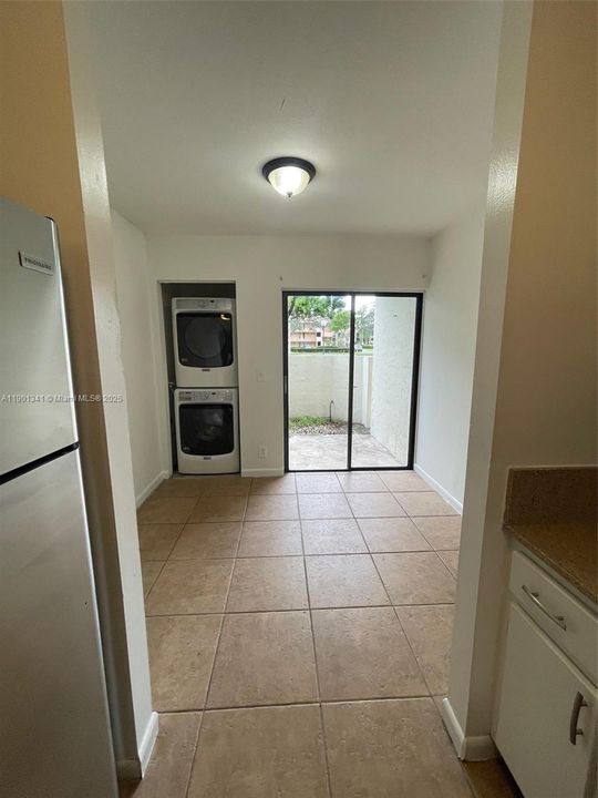 Washer/ Dyer From Kitchen