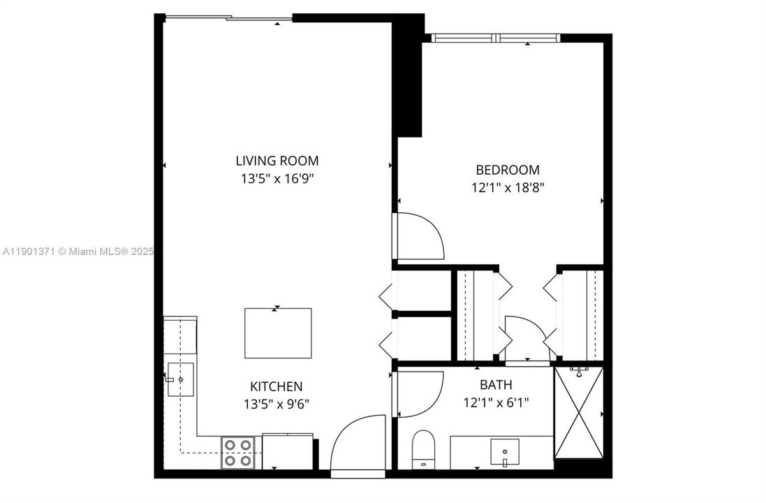 For Sale: $365,000 (1 beds, 1 baths, 698 Square Feet)