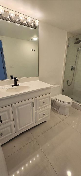 Ample master bath