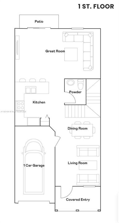 待售: $497,000 (3 贝兹, 2 浴室, 1636 平方英尺)