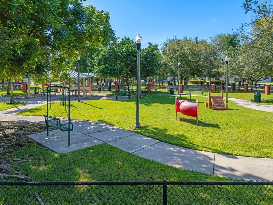 PARK ACROSS THE STREET.