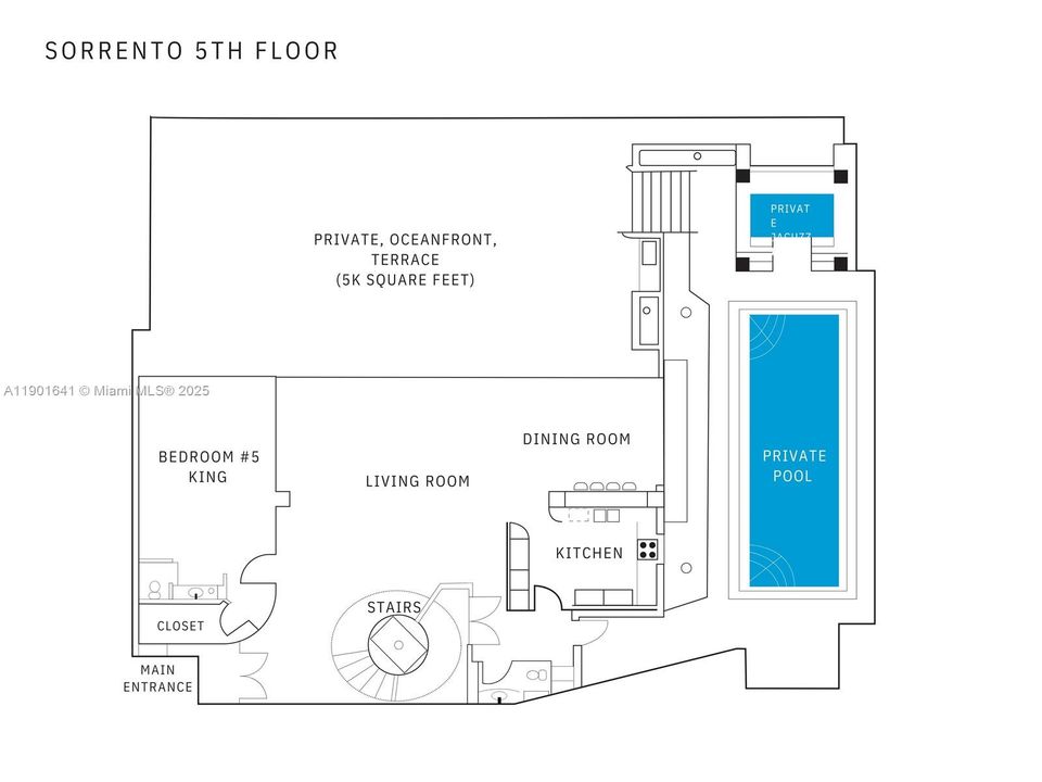 En Venta: $12,000,000 (5 camas, 6 baños, 5386 Pies cuadrados)