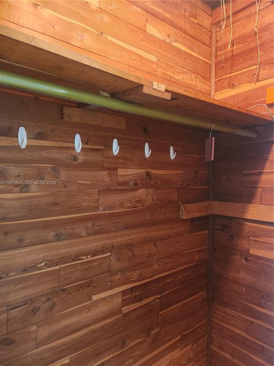 Cedar lined closets in 2nd and 3rd bedrooms