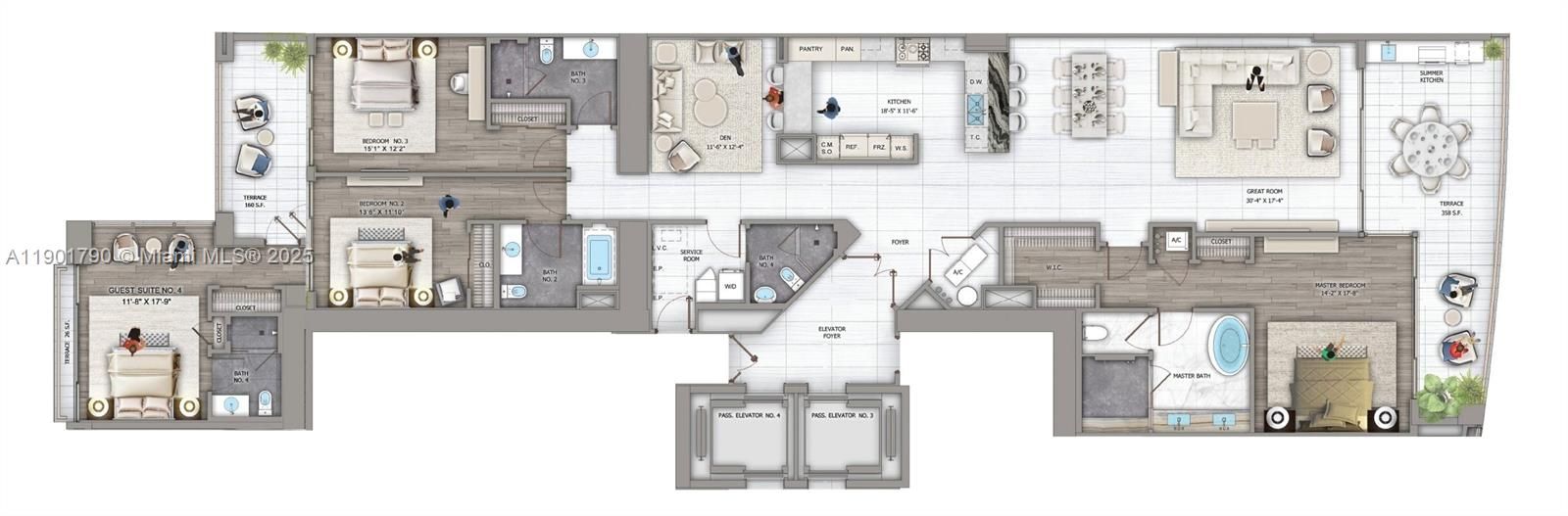 For Sale: $7,500,000 (4 beds, 5 baths, 2987 Square Feet)