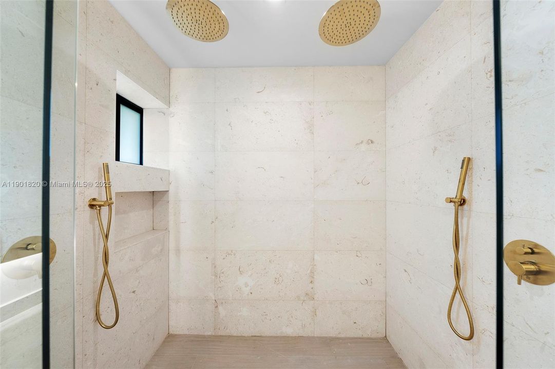 Primary Bathroom with double shower