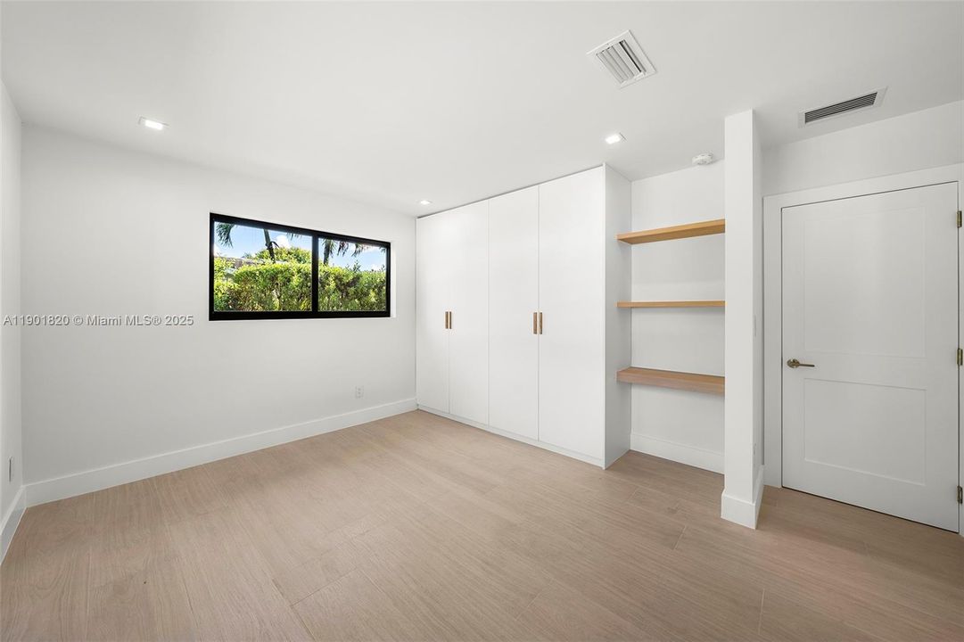 Second Bedroom - with custom made closets