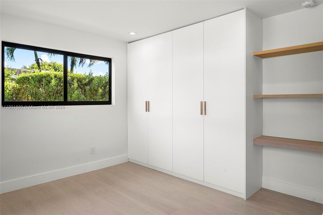 Second Bedroom - with custom made closets