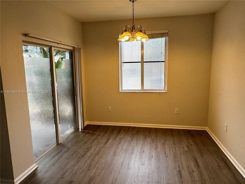 With access to the front porch