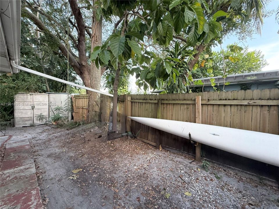 Extension of the side yard. 7K sf lot