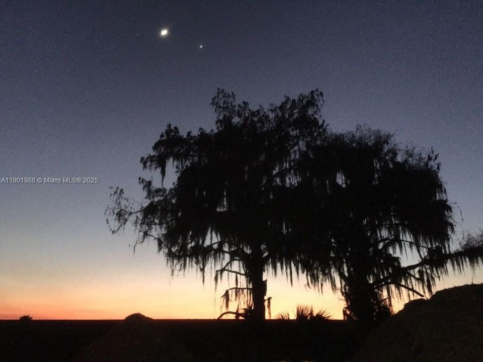 Cypress Sunset view on northern side of lot