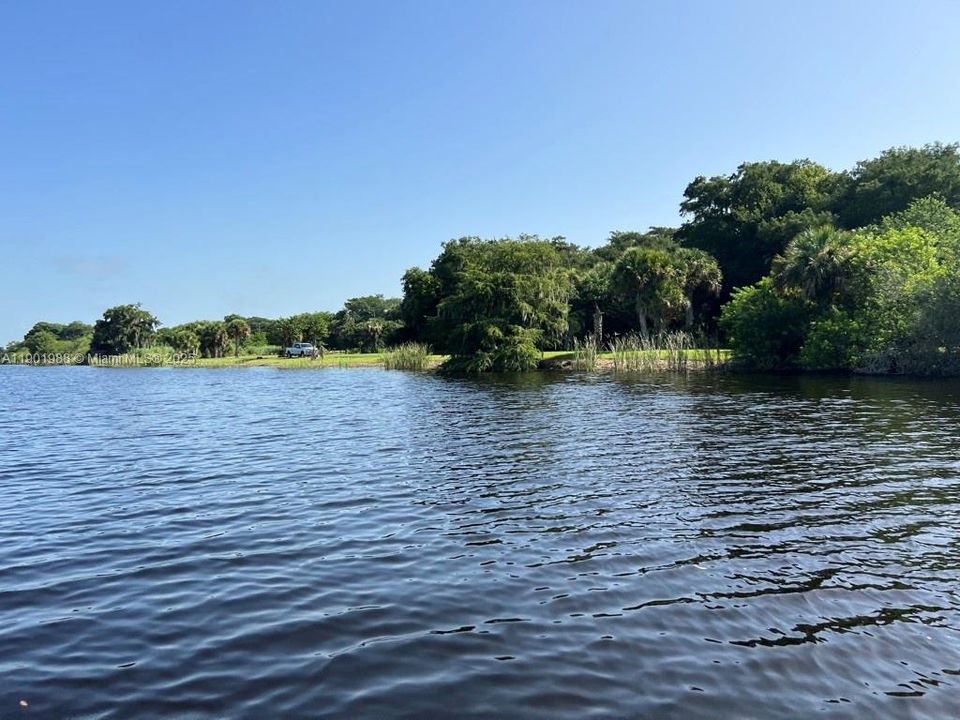 View of lot from water...peaceful and private