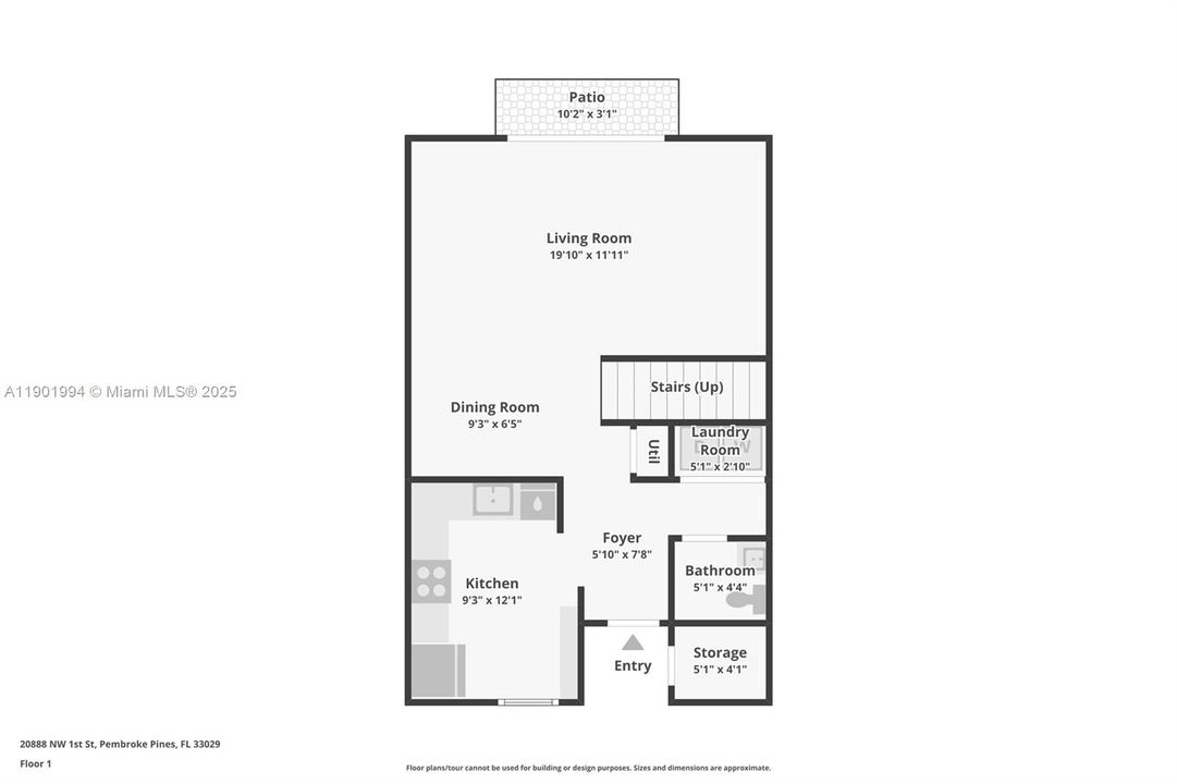 待售: $450,000 (3 贝兹, 2 浴室, 1361 平方英尺)
