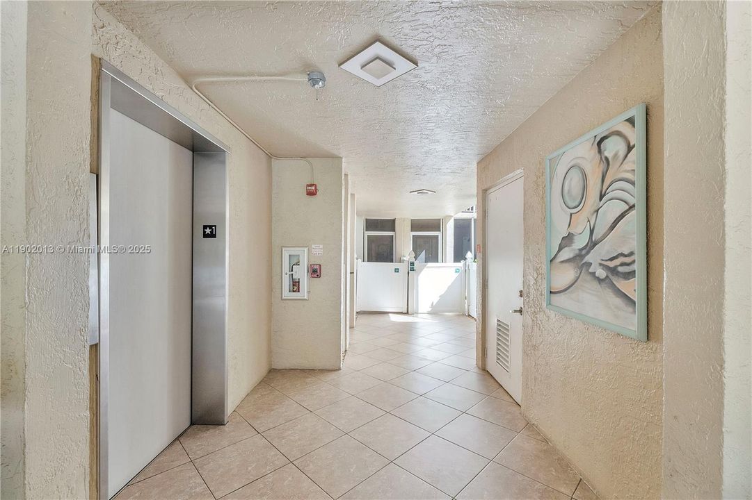 elevator and entrance