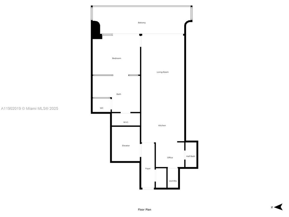 For Sale: $865,000 (1 beds, 1 baths, 959 Square Feet)