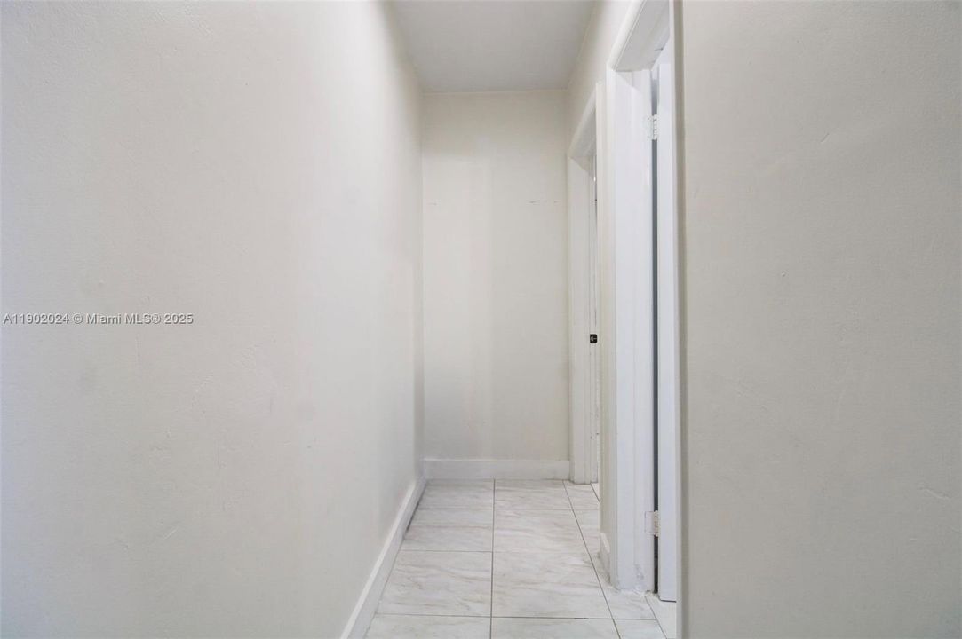 Unit 3 Hallway to Bathroom and Bedroom