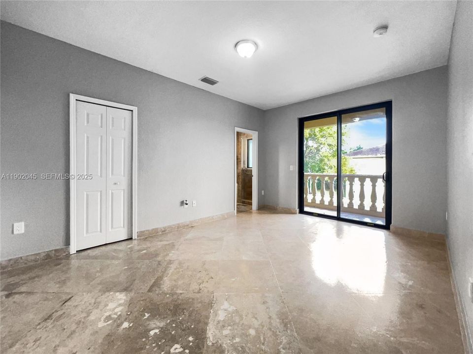 Primary Bedroom with two walk in closets.