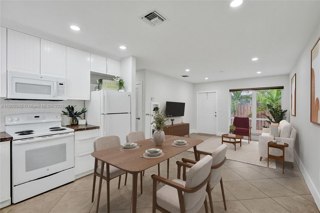 Unit 2 - 2BD/2BA, vacant, rent potential $2,600 *Virtually Staged*