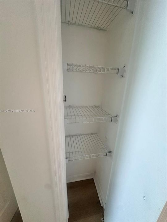 Linen Closet in the Master Bedroom